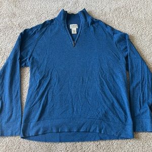 LL Bean men’s cotton/cashmere sweater, size medium